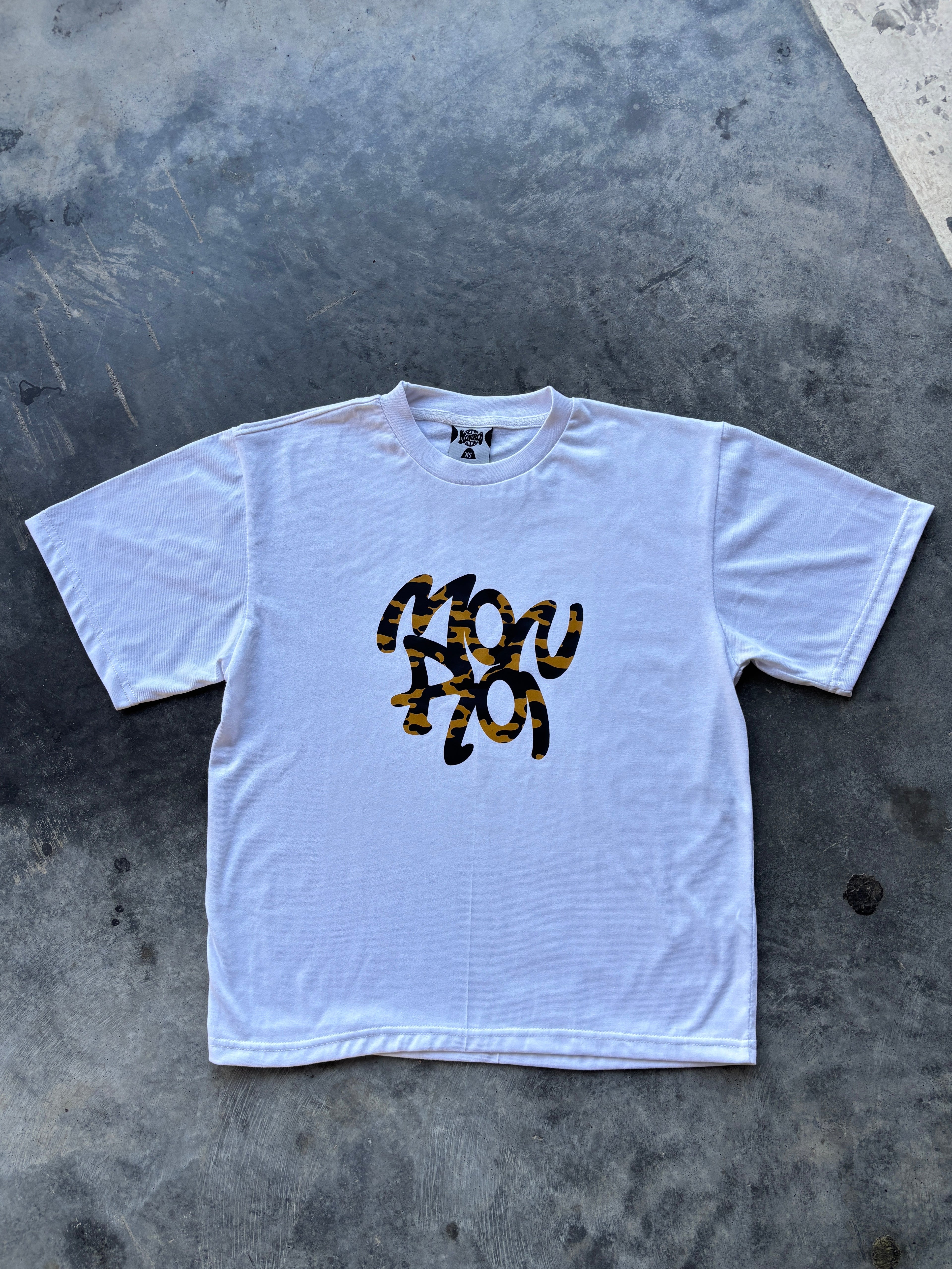 WHITE T-SHIRT MILITARY