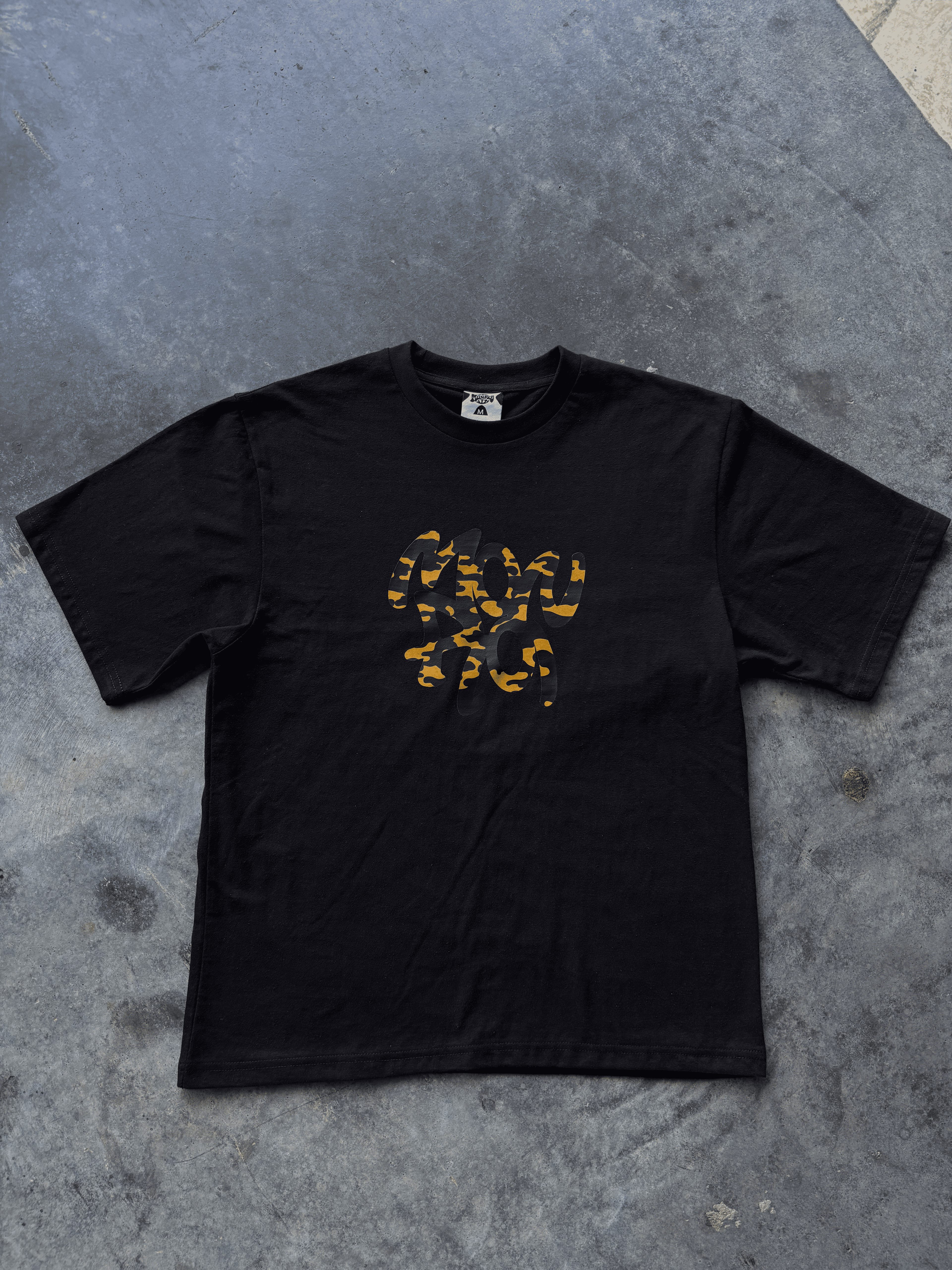 BLACK T-SHIRT MILITARY