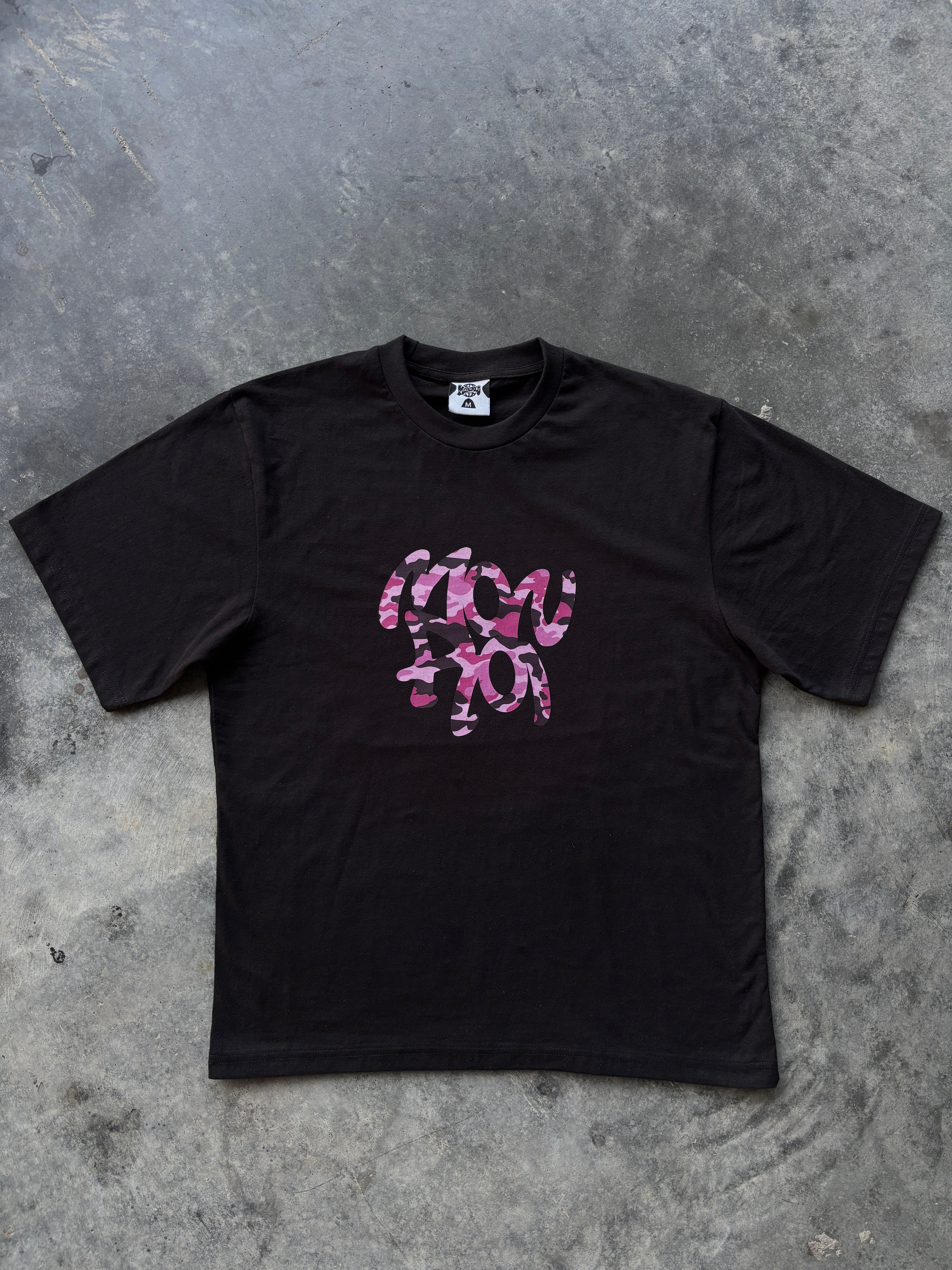 BLACK T-SHIRT CAPINK