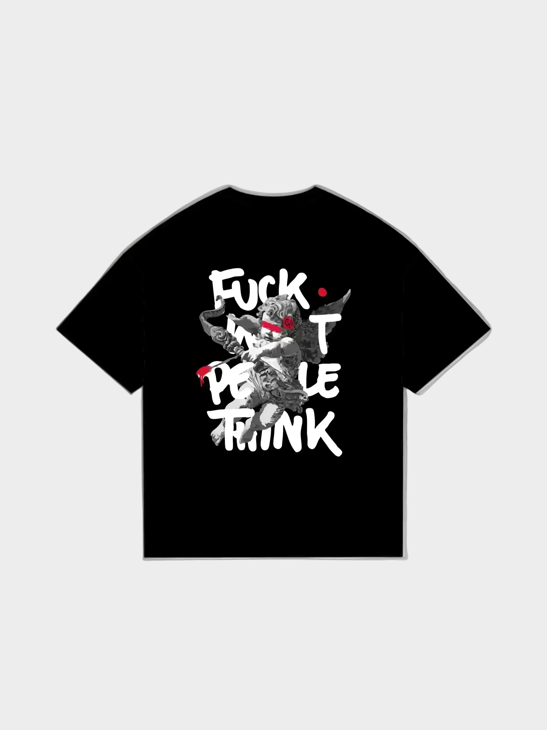 BLACK T-SHIRT DIVINE ANGEL