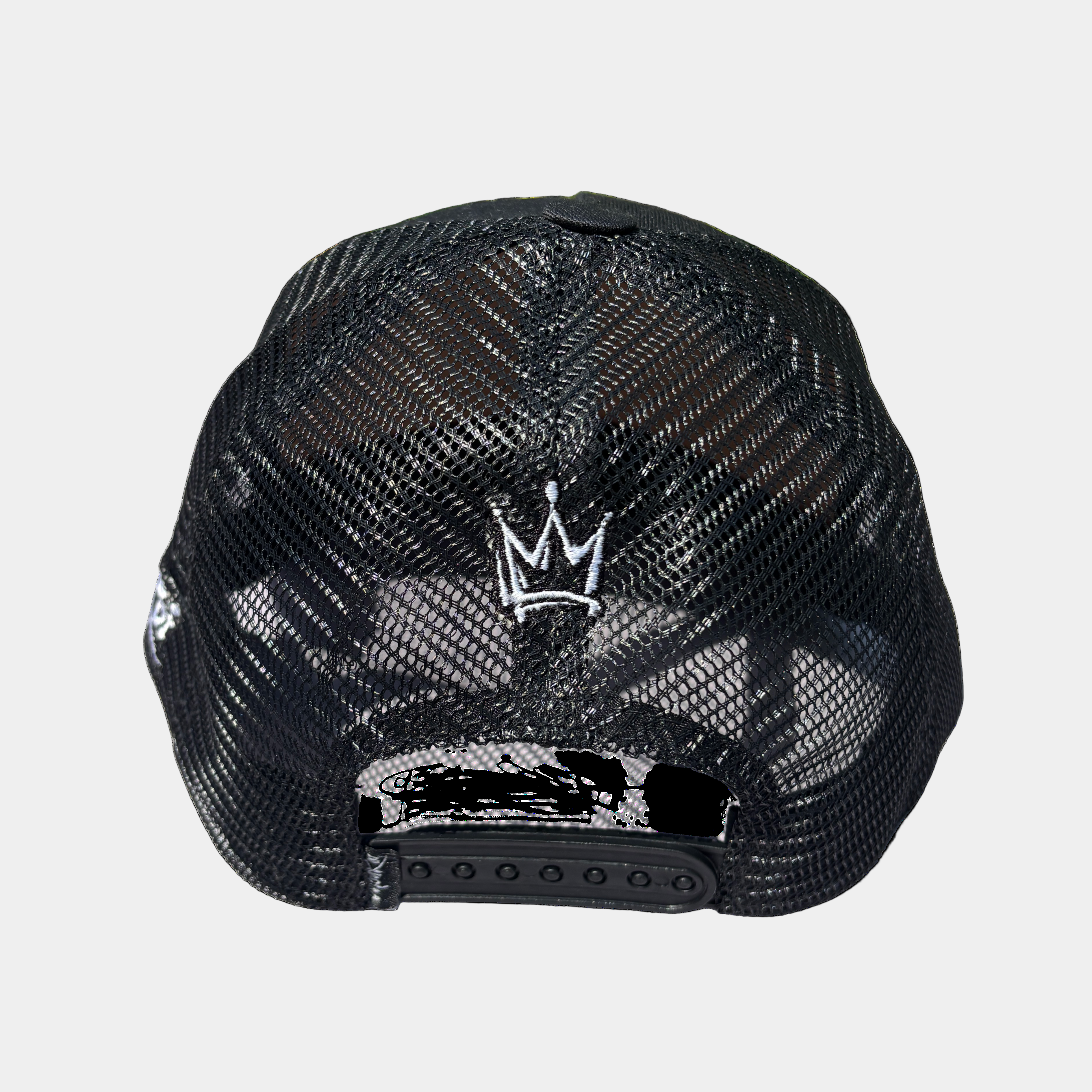 HAT DISTRESS - BLACK