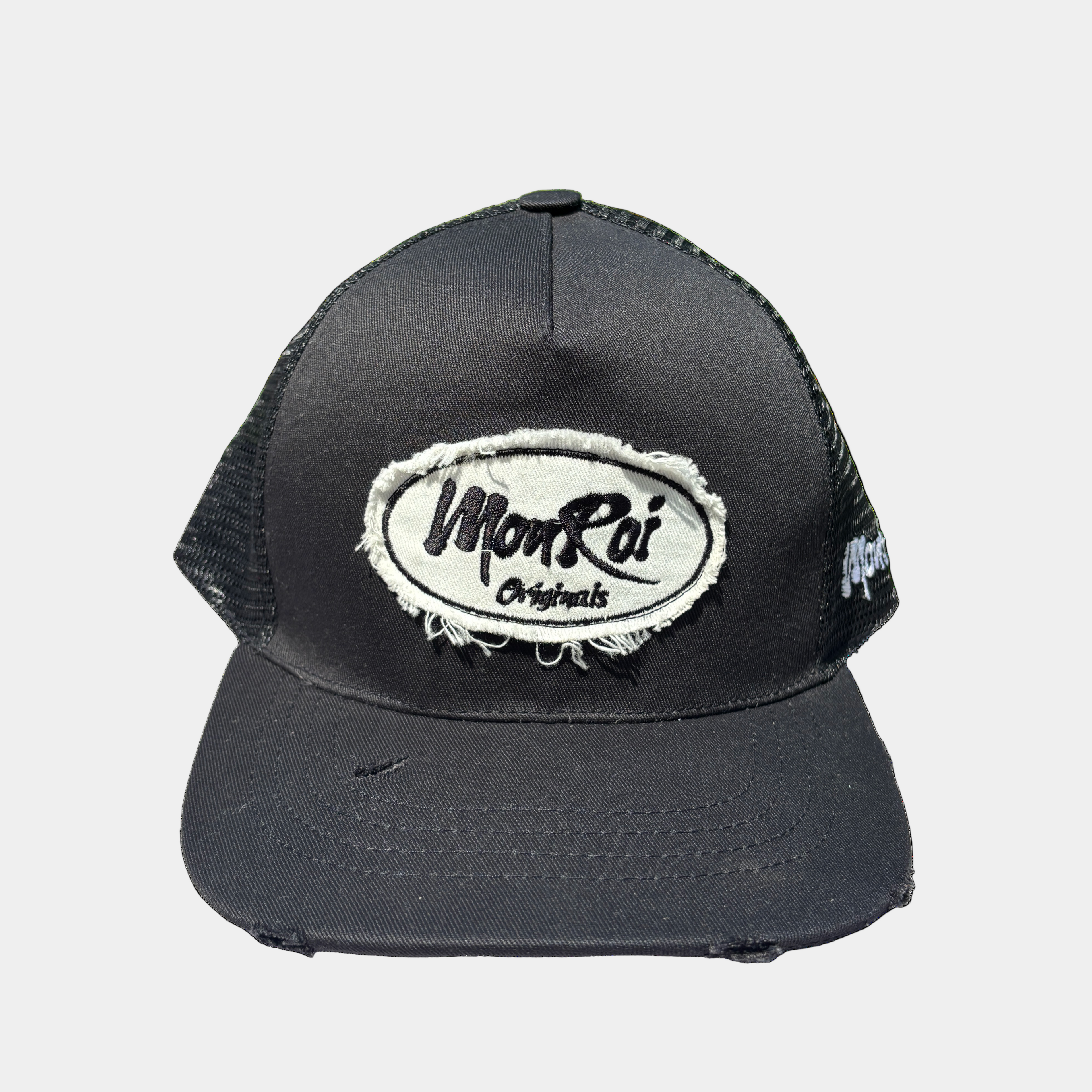 HAT DISTRESS - BLACK